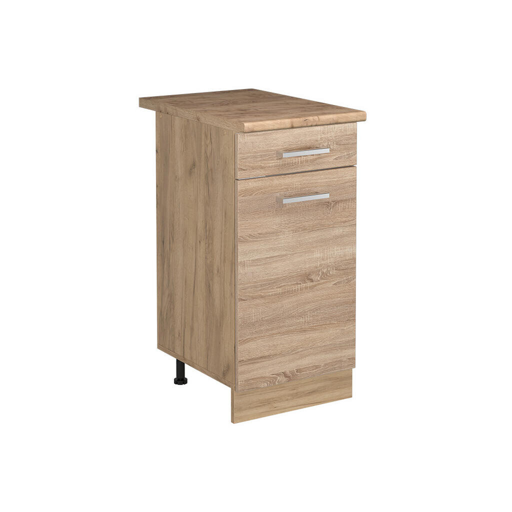 Vicco SPODNÍ SKŘÍŇKA KUCHYŇSKÉ LINKY R-Line, Sonoma/Zlatý mocný dub, 40 cm pracovná doska Dub Goldkraft