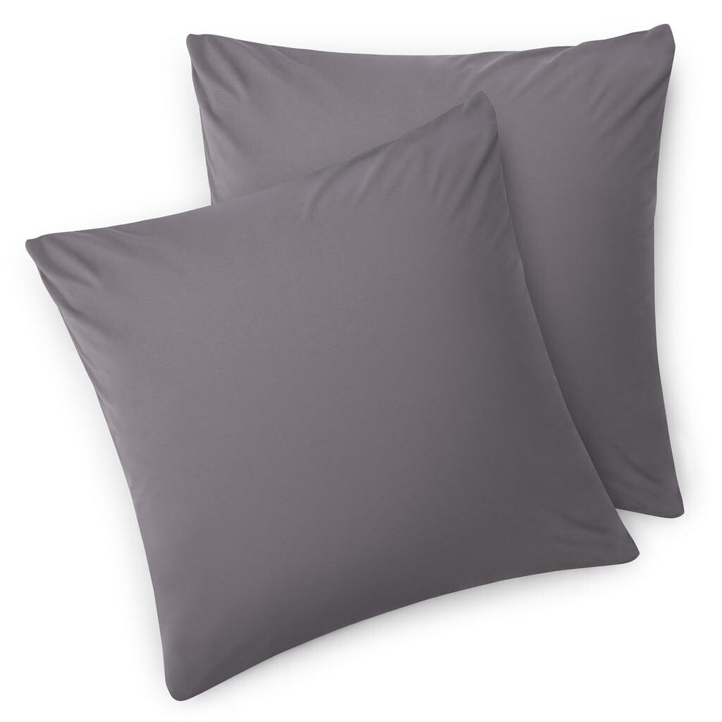 Blumtal POVLAK na polštář Agneta 65/65 cm, sada 2 ks, 100% bavlna, šedá