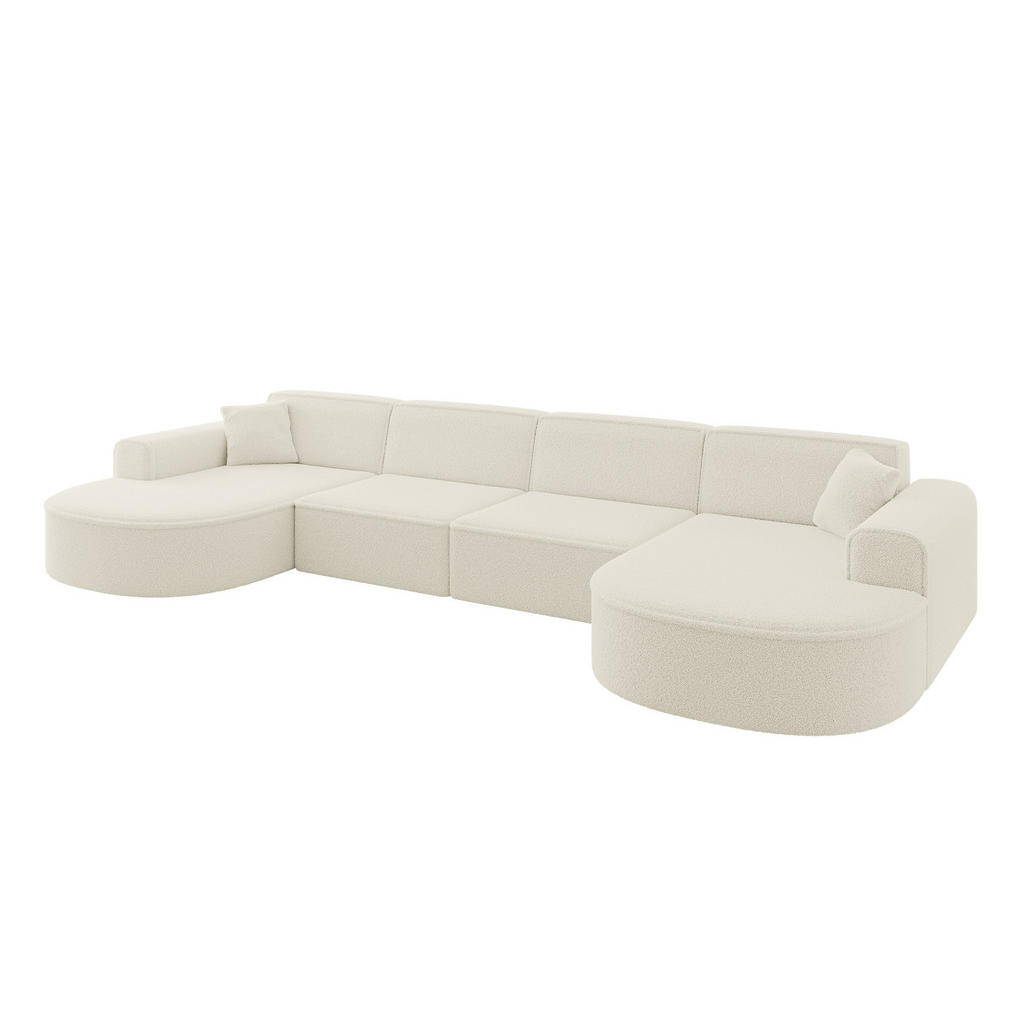 ALTDECOR SEDACÍ SOUPRAVA MARI-U2 – 388 x 171 x 79 cm, béžová buklé