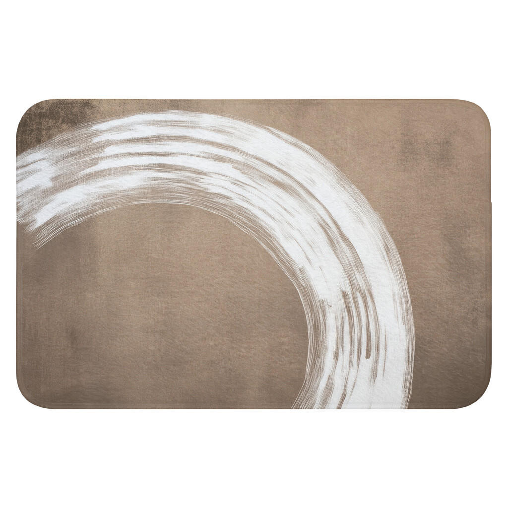 OnlyWow KOUPELNOVÁ PŘEDLOŽKA Barva - hnědá - Japandi 60x40 cm