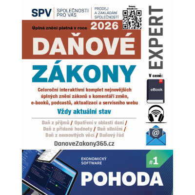 Daňové zákony 2026 Expert