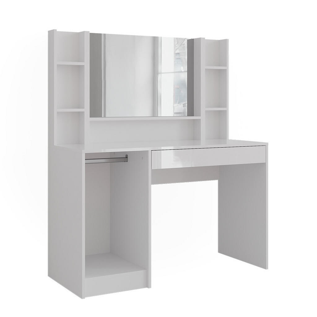 Vicco TOALETNÍ STOLEK Sherry Bílá/bílý vysoký lesk 119.8 cm 4 díly