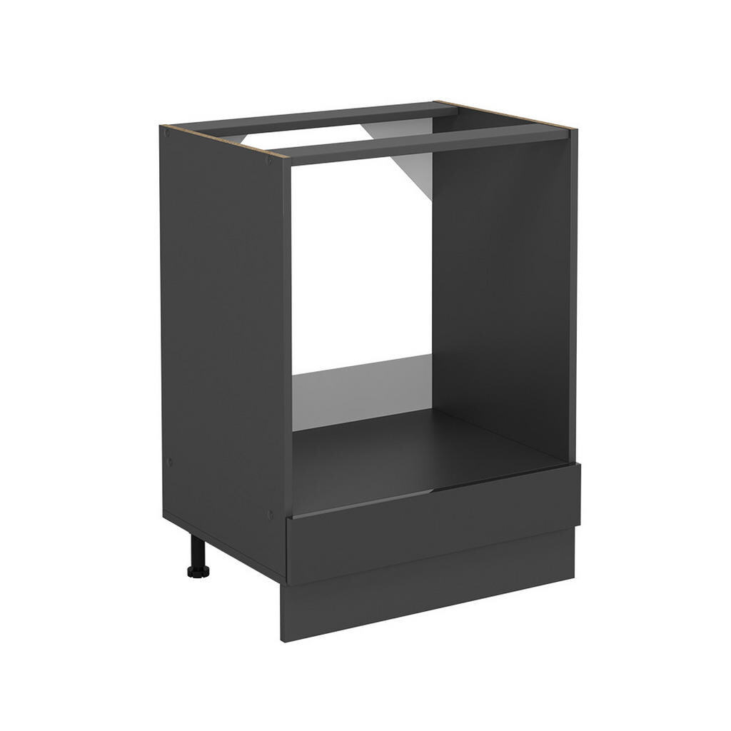 Vicco SKŘÍŇKA NA VESTAVĚNOU TROUBU R-Line Antracitový vysoký lesk 60 cm bez pracovní desky