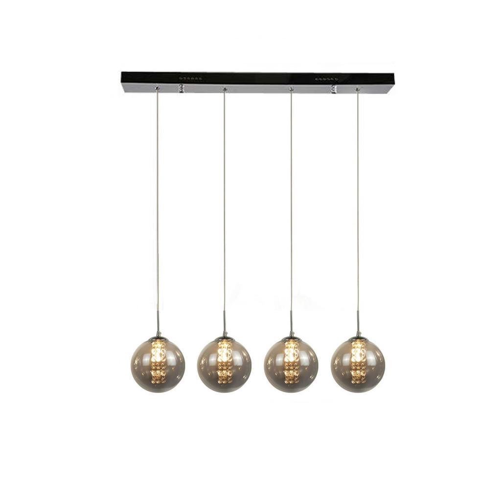 Nettlife ZÁVĚSNÉ světlo, energeticky úsporné, 4 žárovky, 70/15/150 cm