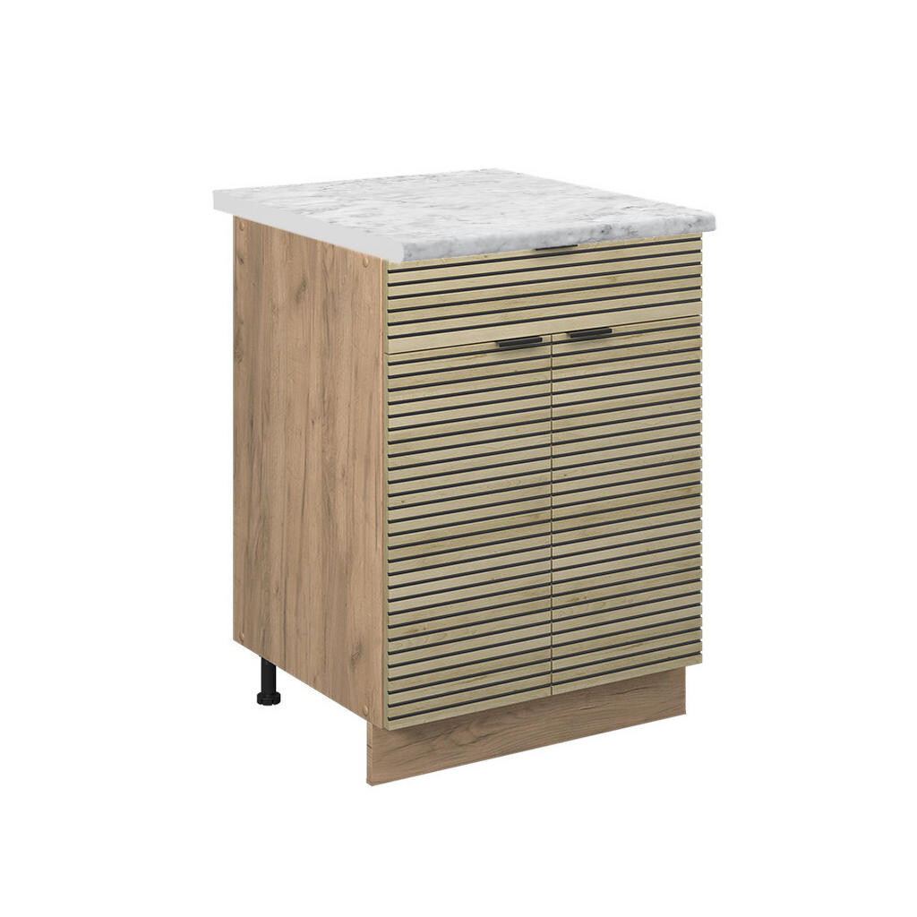 Vicco SPODNÍ SKŘÍŇKA KUCHYŇSKÉ LINKY Fame-Line Dubový panel 60 cm se zásuvkou, PD Mramor