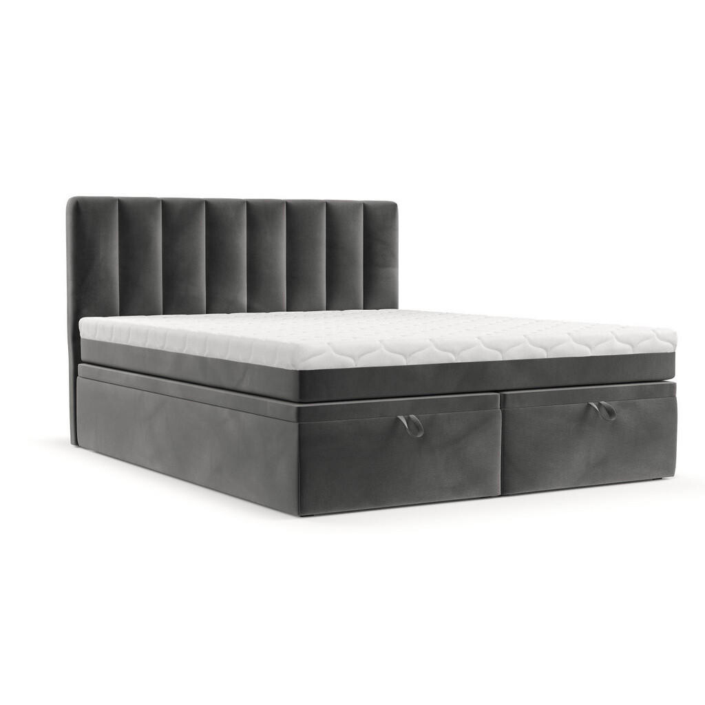 AltaBeds POSTEL BOXSPRING LUME 160/200 Šedá