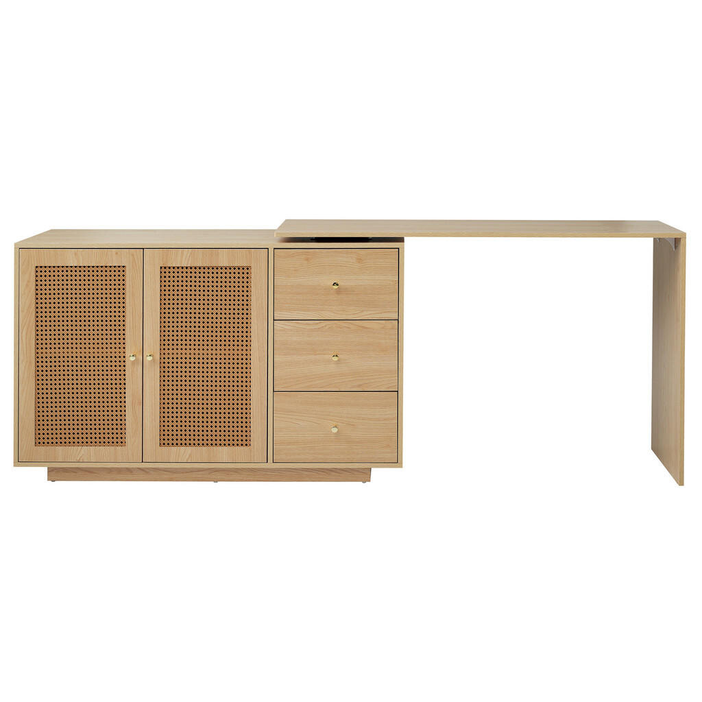 Urban Meuble SIDEBOARD s dvířky a zásuvkami v dekoru dub