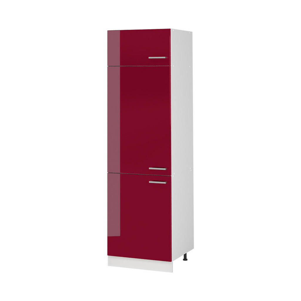 Vicco VYSOKÁ SKŘÍŇ R-Line, Červená vysoký lesk/Bílá, 60 cm