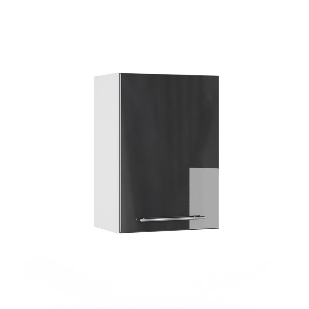 Vicco SKŘÍŇKA DO KOUPELNY Fame-Line Antracitový vysoký lesk 50 x 72 cm