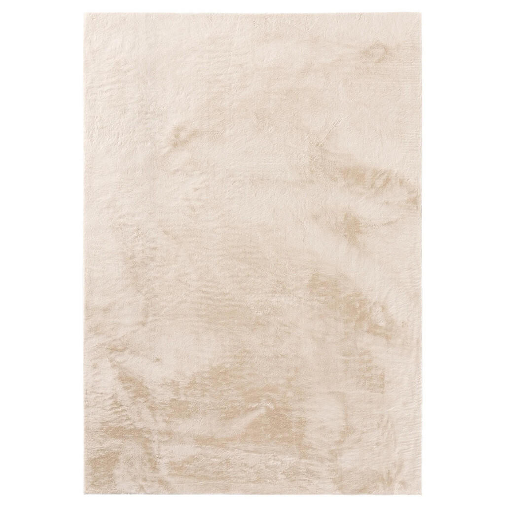 benuta UMĚLÉ kožíškové koberce Furry Béžová 200x290 cm