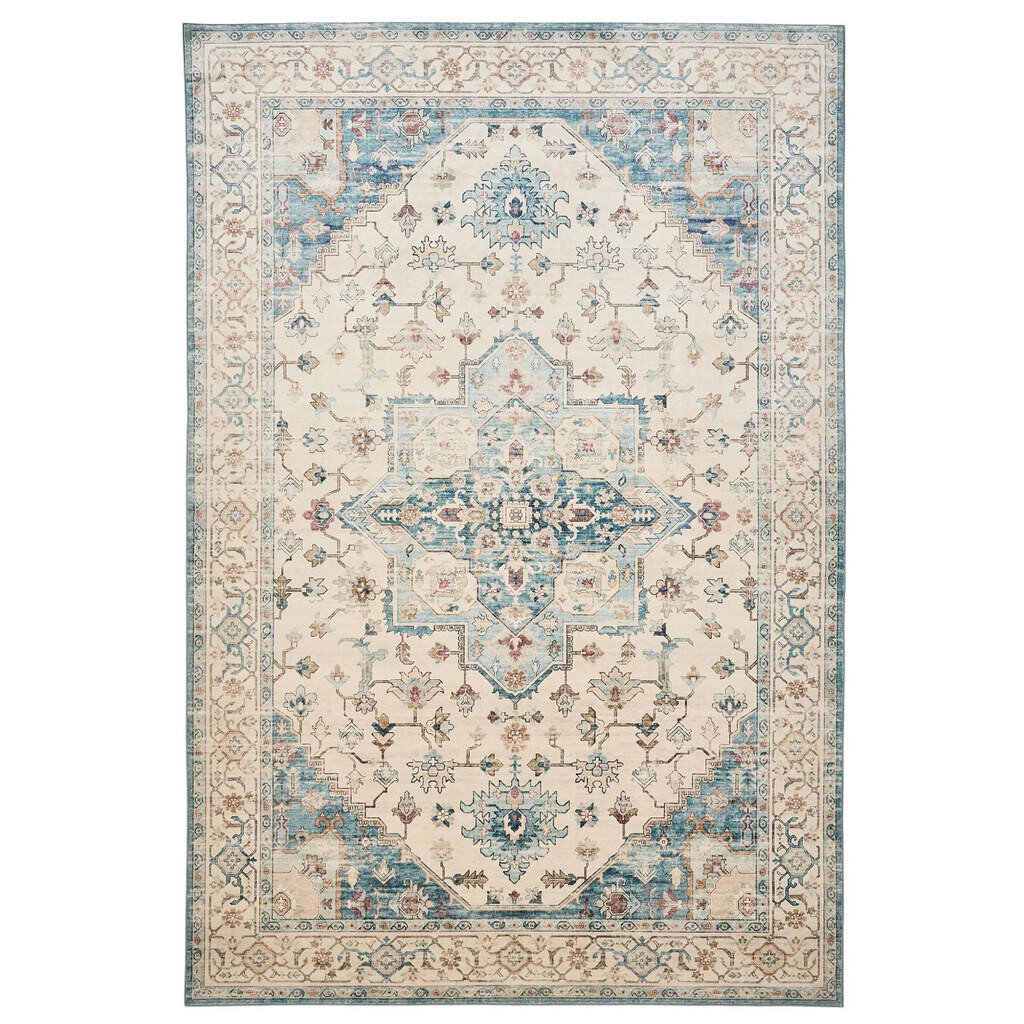 benuta Nest PRATELNÝ koberec Miray Vícebarevná/Modrá 200x300 cm