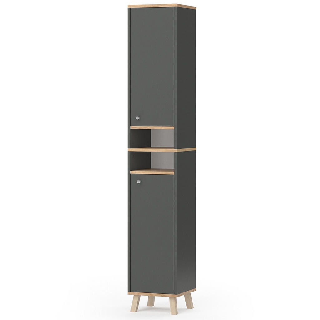Vicco KOUPELNOVÁ SKŘÍŇKA Senyo Antracit 30 x 174 cm