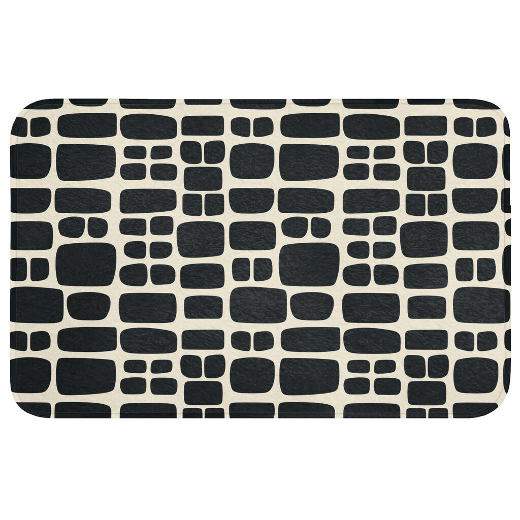 OnlyWow WC PŘEDLOŽKA Moderní - organické - černé 80x50 cm