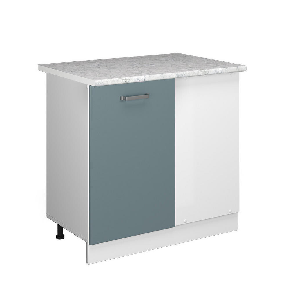 Vicco ROHOVÁ SKŘÍŇKA R-Line Modrošedá 86 cm s pracovní deskou