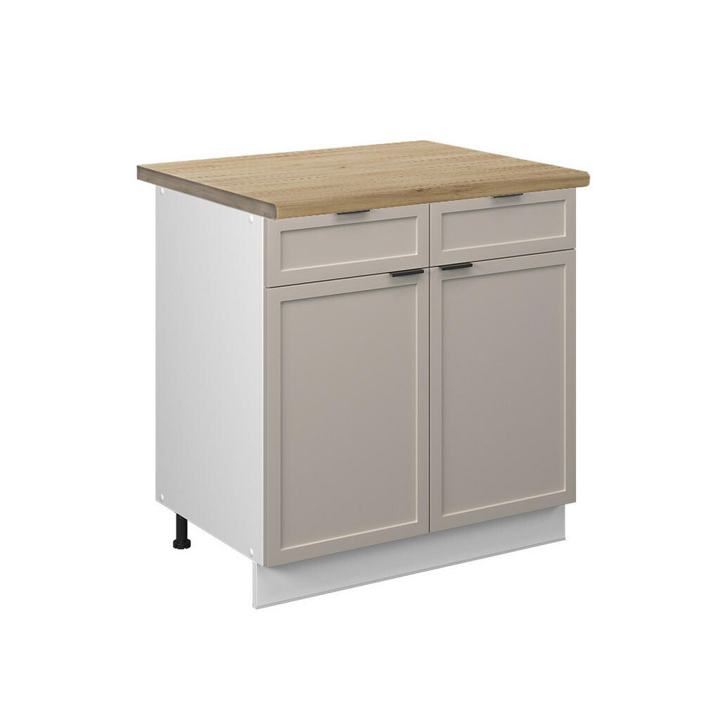 Vicco SPODNÍ SKŘÍŇKA KUCHYŇSKÉ LINKY Fame-Line GreyBeige 80 cm , PD Dub