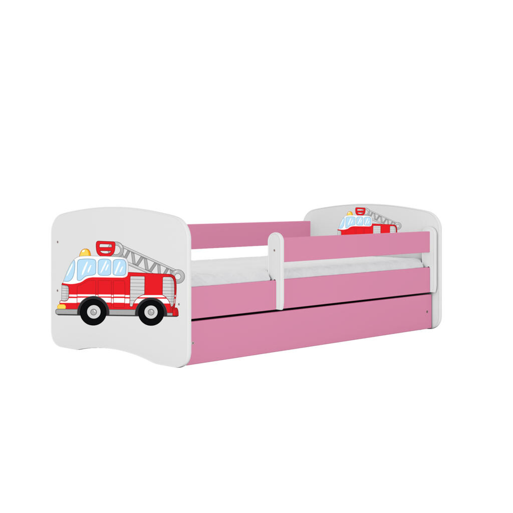RAUMHIRSCH FURNITURE DĚTSKÁ POSTEL Hasičské auto se zásuvkou 140/70 80/61/144