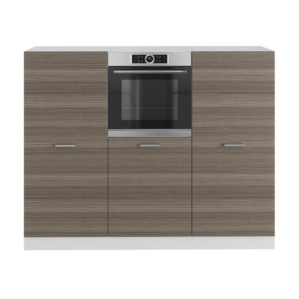 Vicco KUCHYŇSKÝ BLOK R-Line Vzácná šedá/bílá 180 cm bez pracovní desky