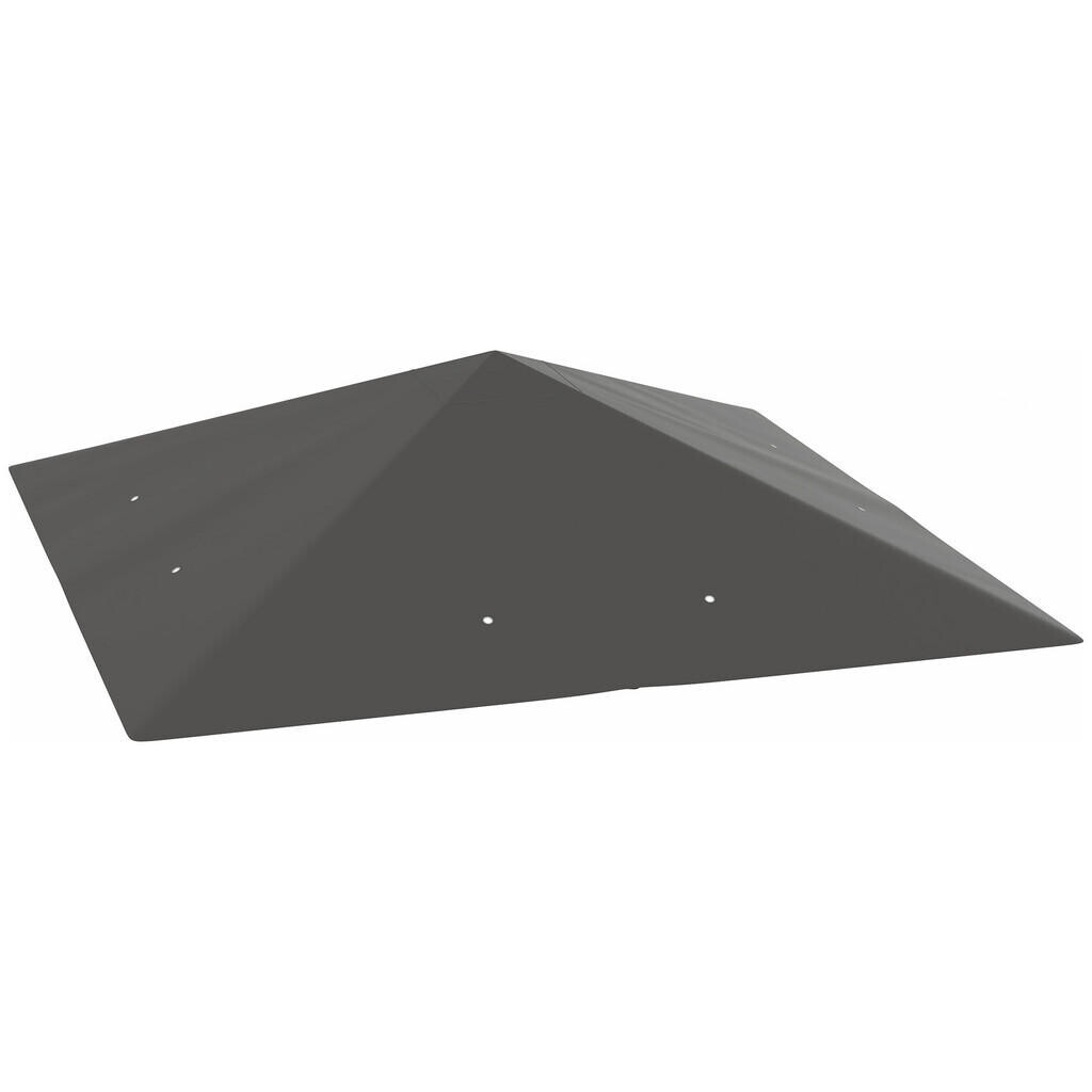 Outsunny NÁHRADNÍ STŘECHA pro altán 3 x 3 m, vodoodpudivá, střecha altánu UPF30+, náhradní potah