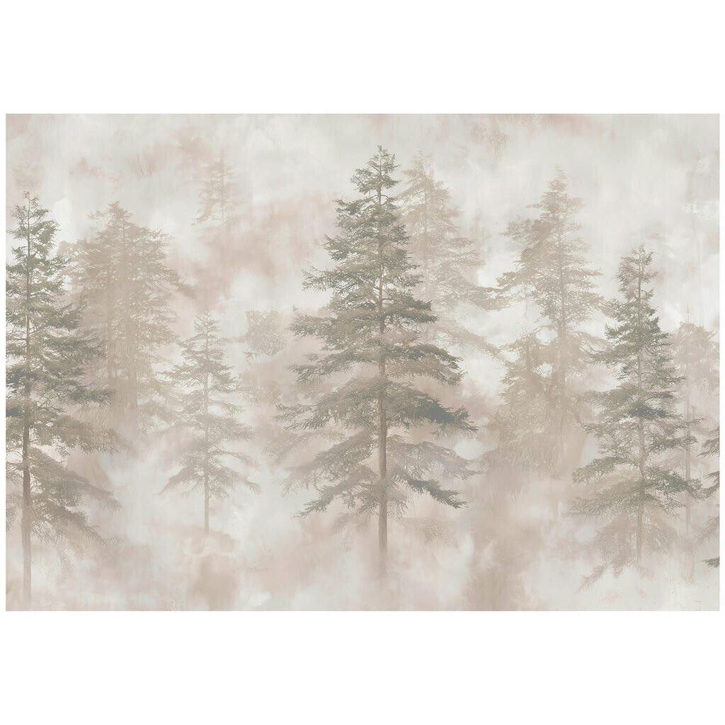 Wallarena FOTOTAPETA les stromy béžová 300x210 cm