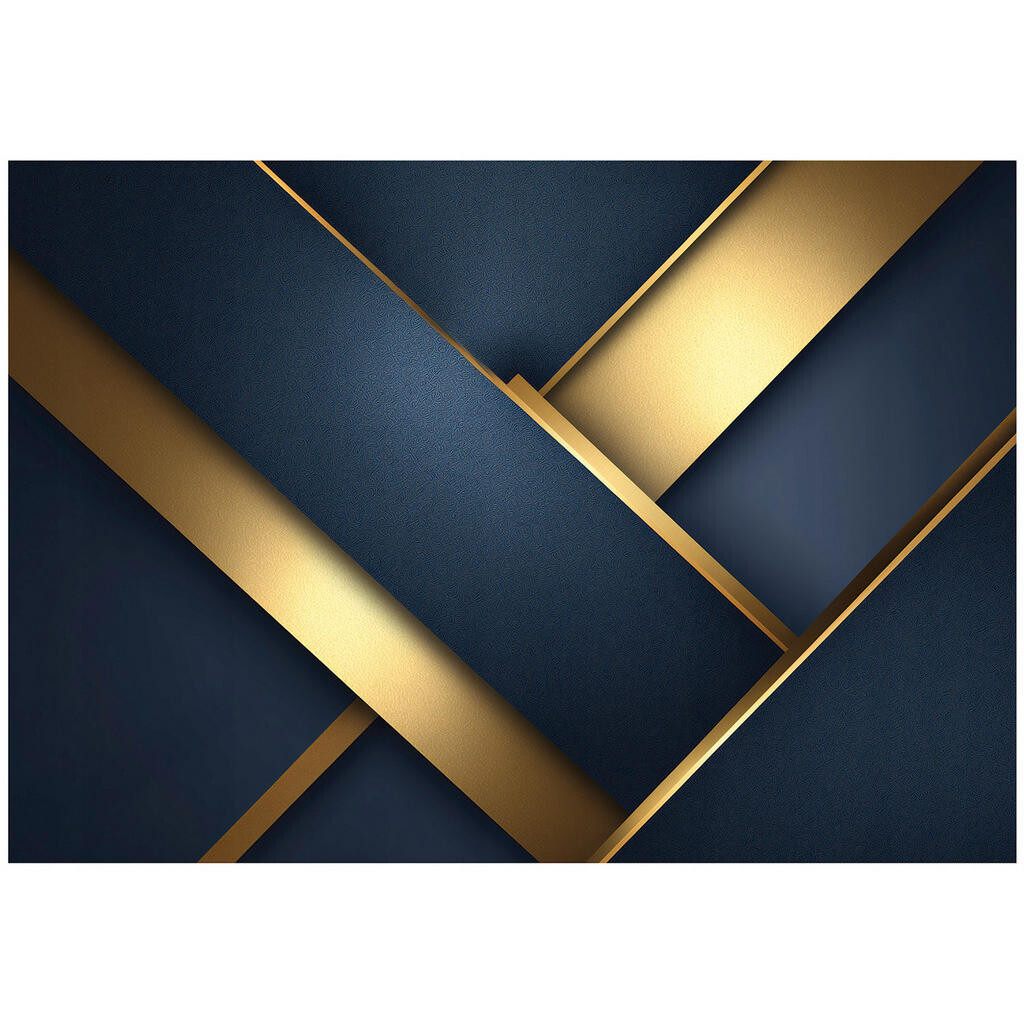 Wallarena ABSTRAKTNÍ geometrická fototapeta modrá 200x140 cm