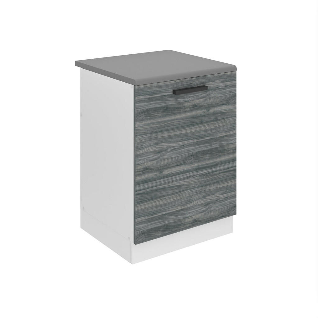 B BELINI GROUP DŘEZOVÁ SKŘÍŇKA 60 cm SDZ, s pracovní deskou, s 1 dveřmi, Glamour dřevo