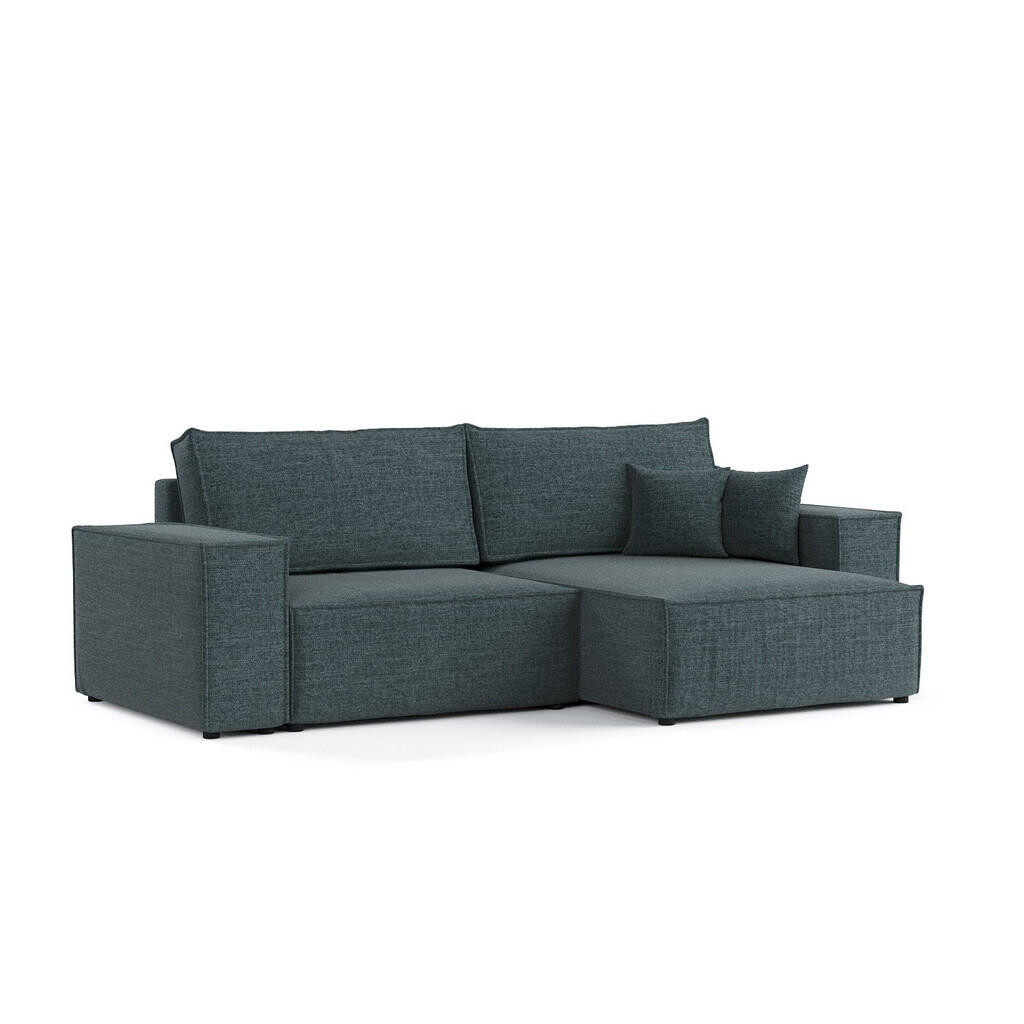 AltaBeds ROHOVÁ SEDAČKA CAVO, textil, Modrošedá