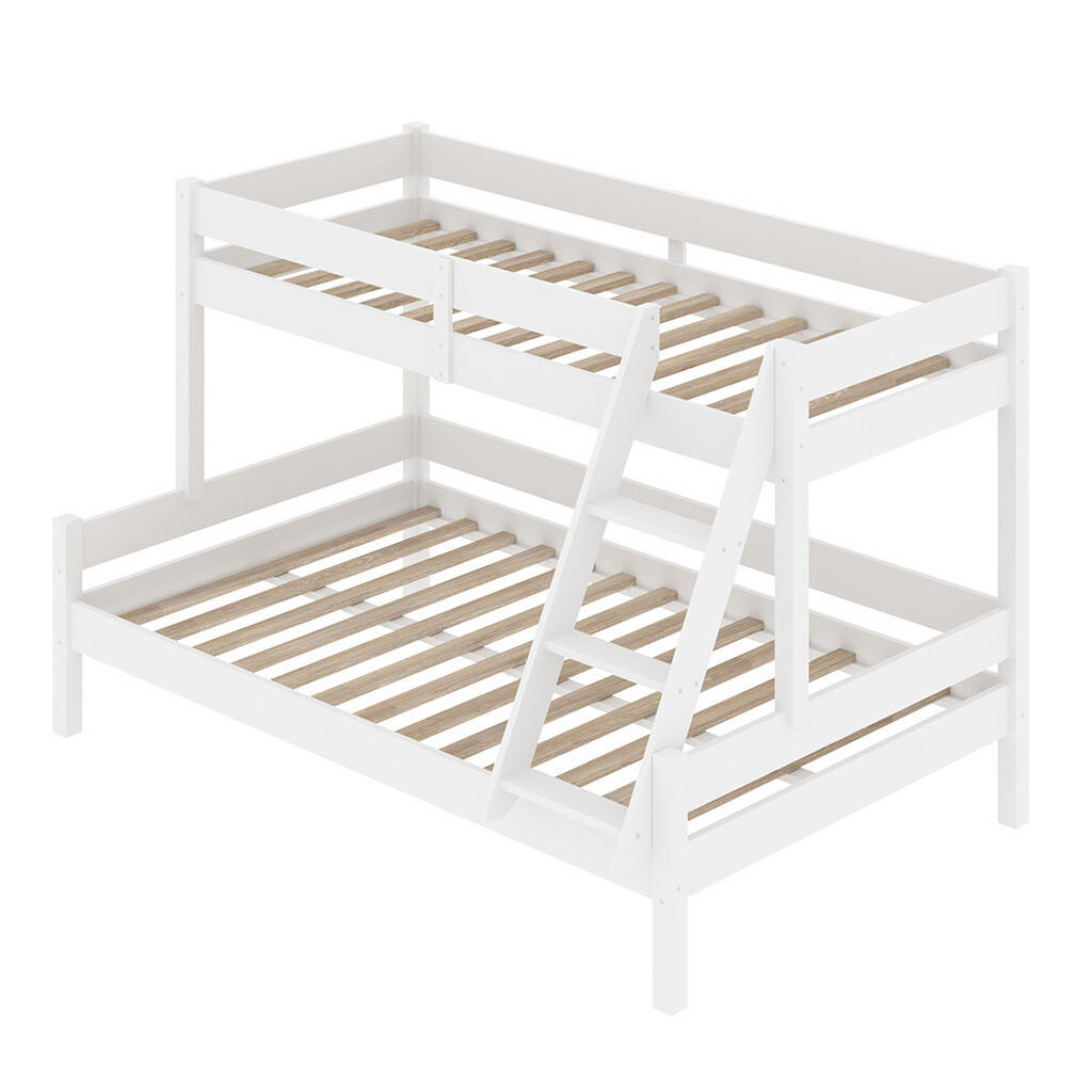 VitaliSpa PATROVÁ POSTEL Everest Bílá 140x200 / 90x200 cm