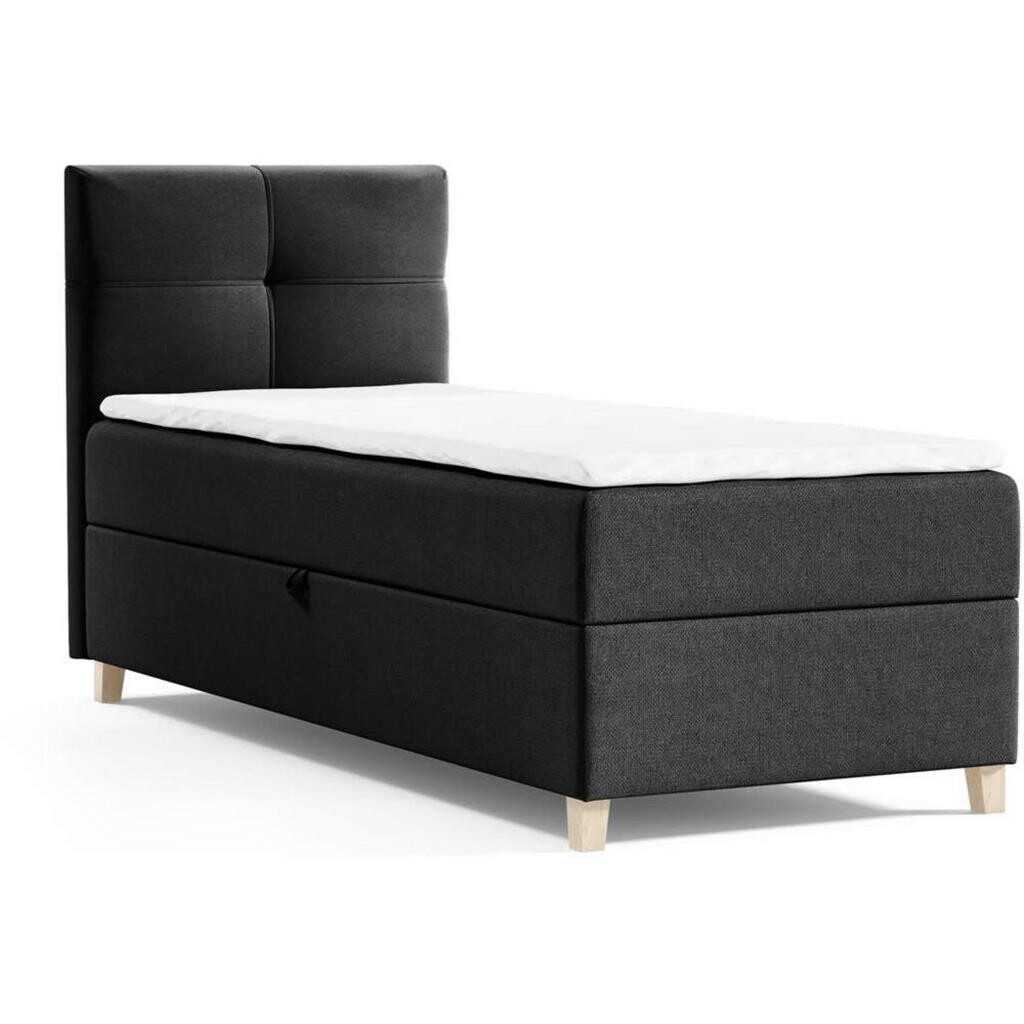 Beautysofa ČALOUNĚNÁ postel Helen Mini 93/206/106, černá
