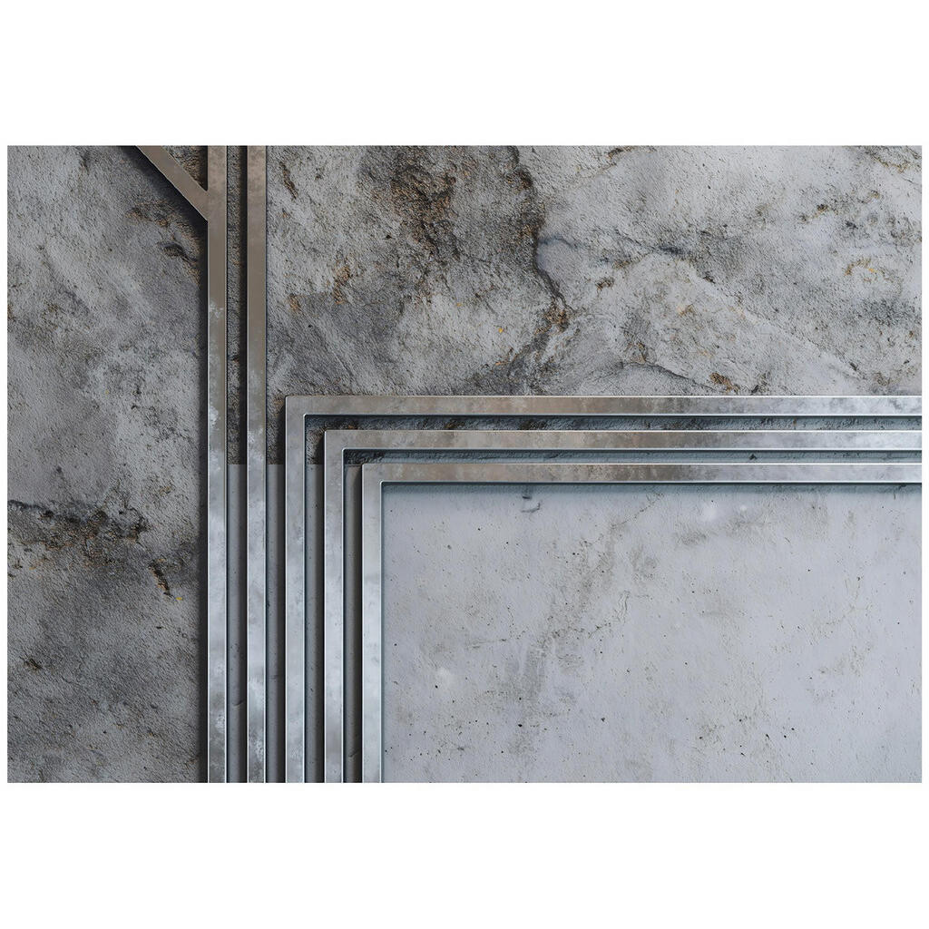 Wallarena FOTOTAPETA betonová konstrukce šedá 250x175 cm