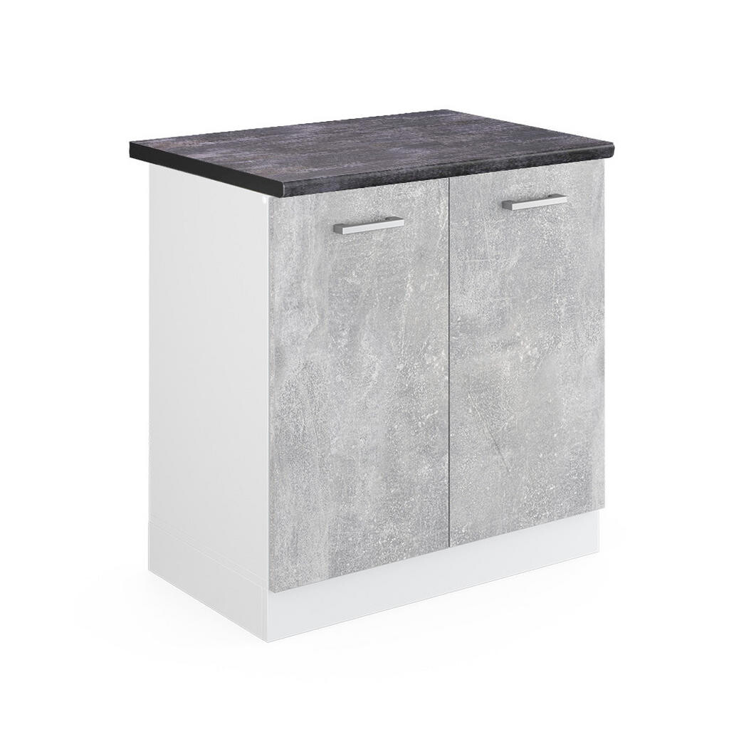Vicco SKŘÍŇKA POD DŘEZ R-Line Beton 80 cm , PD Antracit