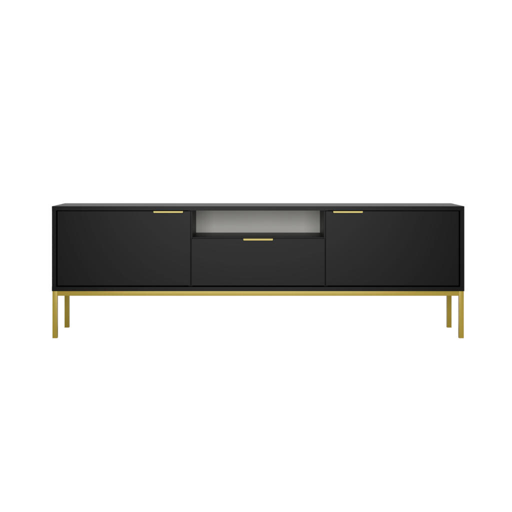 RAUMHIRSCH FURNITURE LOWBOARD Austin II černý 33/56,4/175 cm