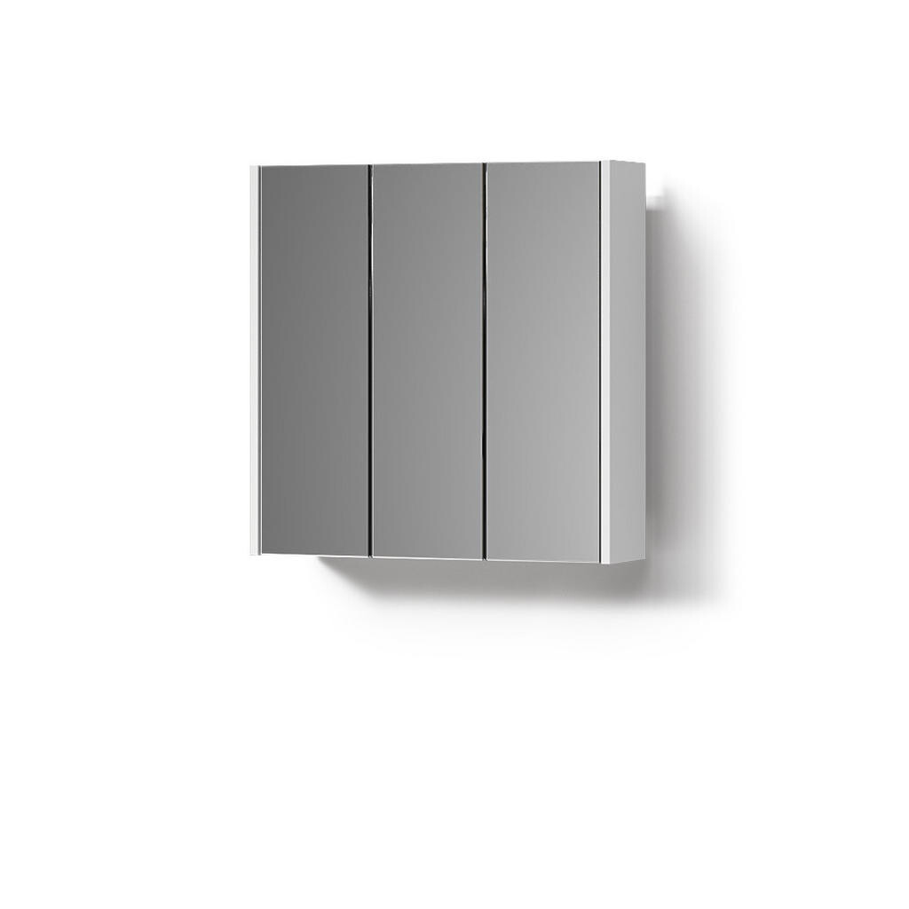 Livinity® KOUPELNOVÁ ZRCADLOVÁ SKŘÍŇKA Savuto Bílá 67.4 x 68 cm