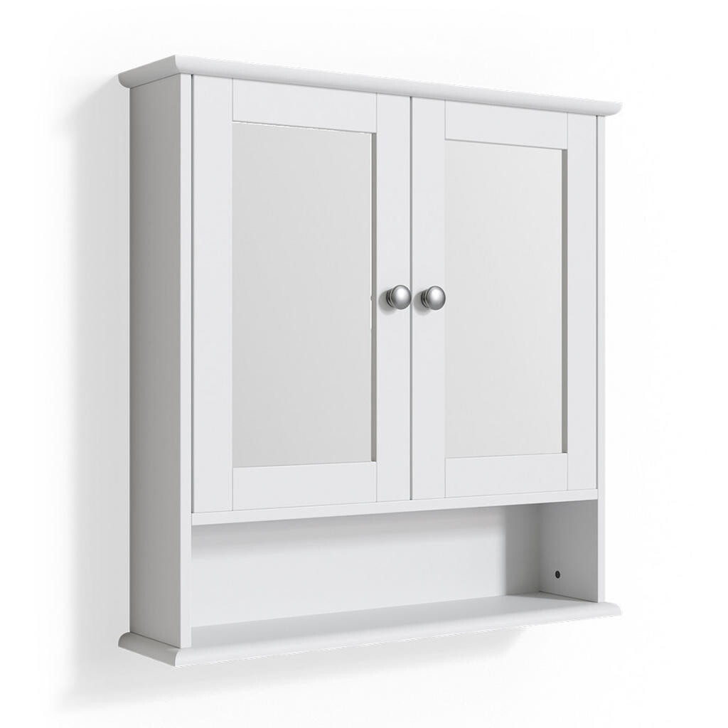 Vicco KOUPELNOVÁ ZRCADLOVÁ SKŘÍŇKA Bianco Bílá 56 x 58 cm