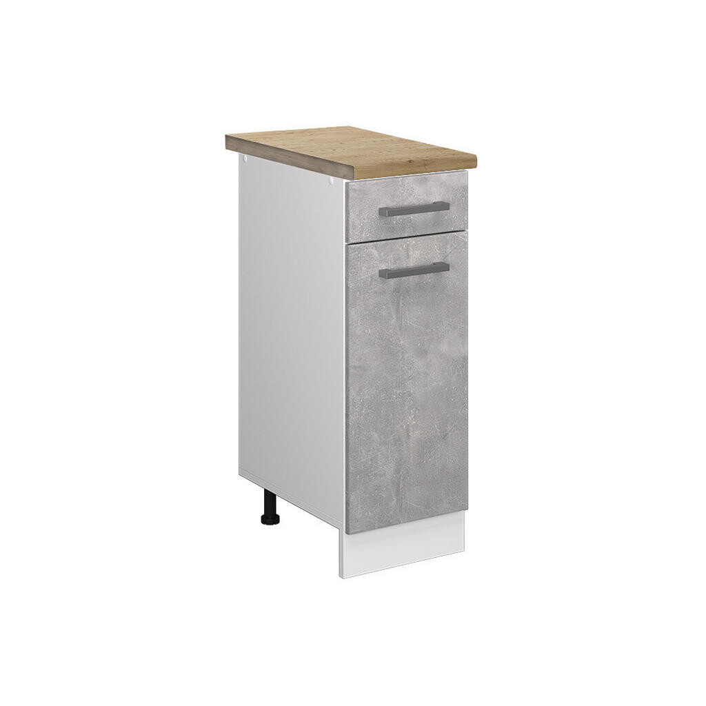 Vicco SPODNÍ SKŘÍŇKA KUCHYŇSKÉ LINKY R-Line Beton 30 cm , PD Dub