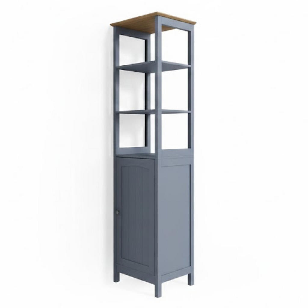 Vicco KOUPELNOVÁ SKŘÍŇKA Bianco Šedá 40 x 160 cm