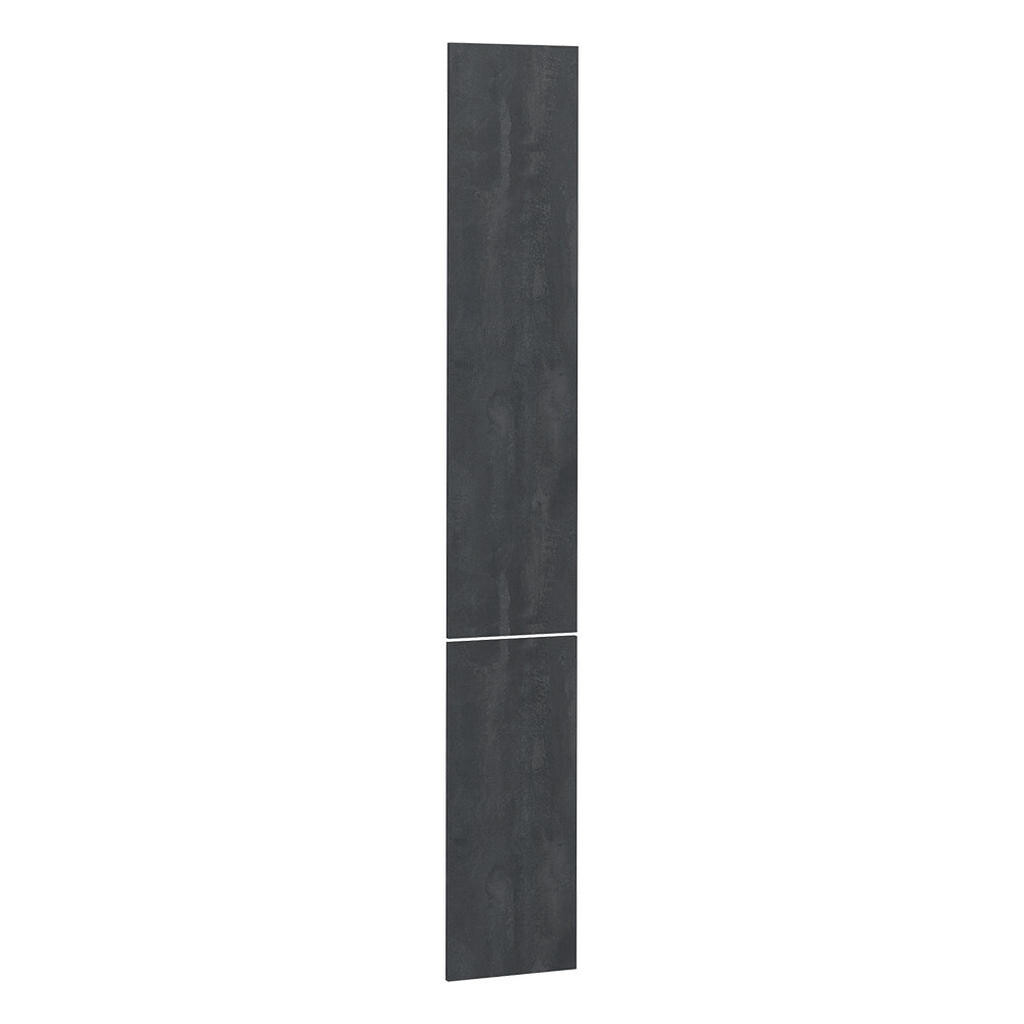 Vicco KUCHYŇSKÁ DVÍŘKA R-Line Černý beton 29.6 x 196 cm nábytková čela pro vysokou výsuvnou skříň