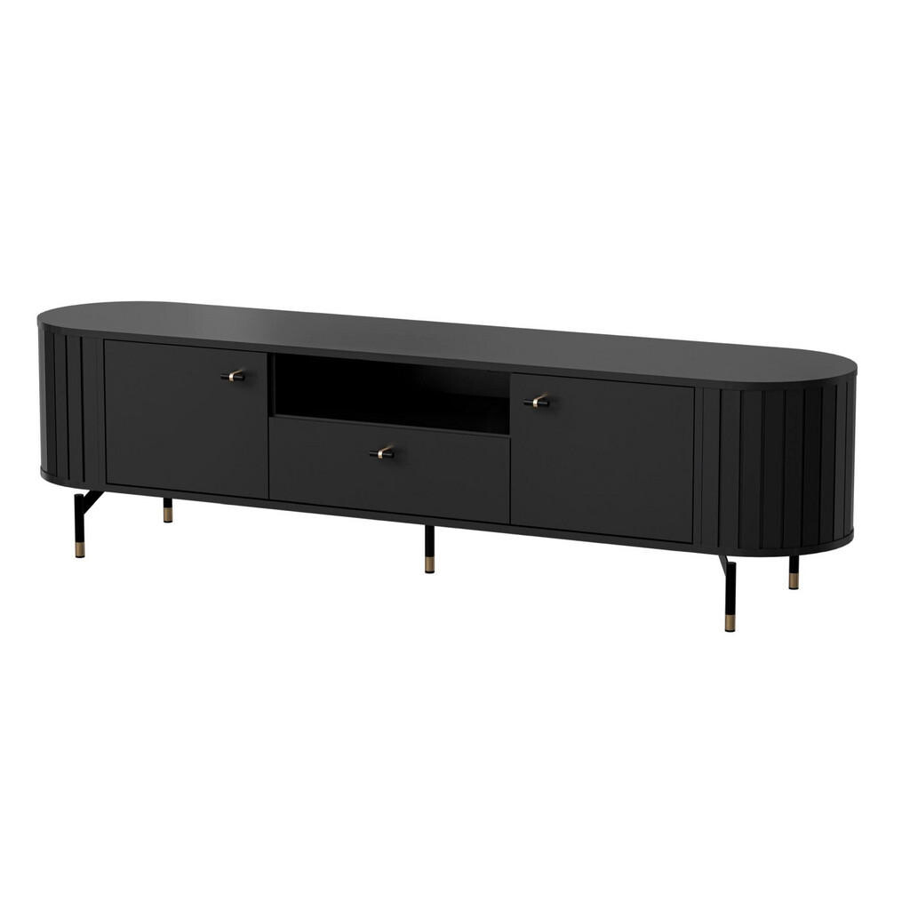 Selsey TV stolek Zante černý 180/49/40 cm