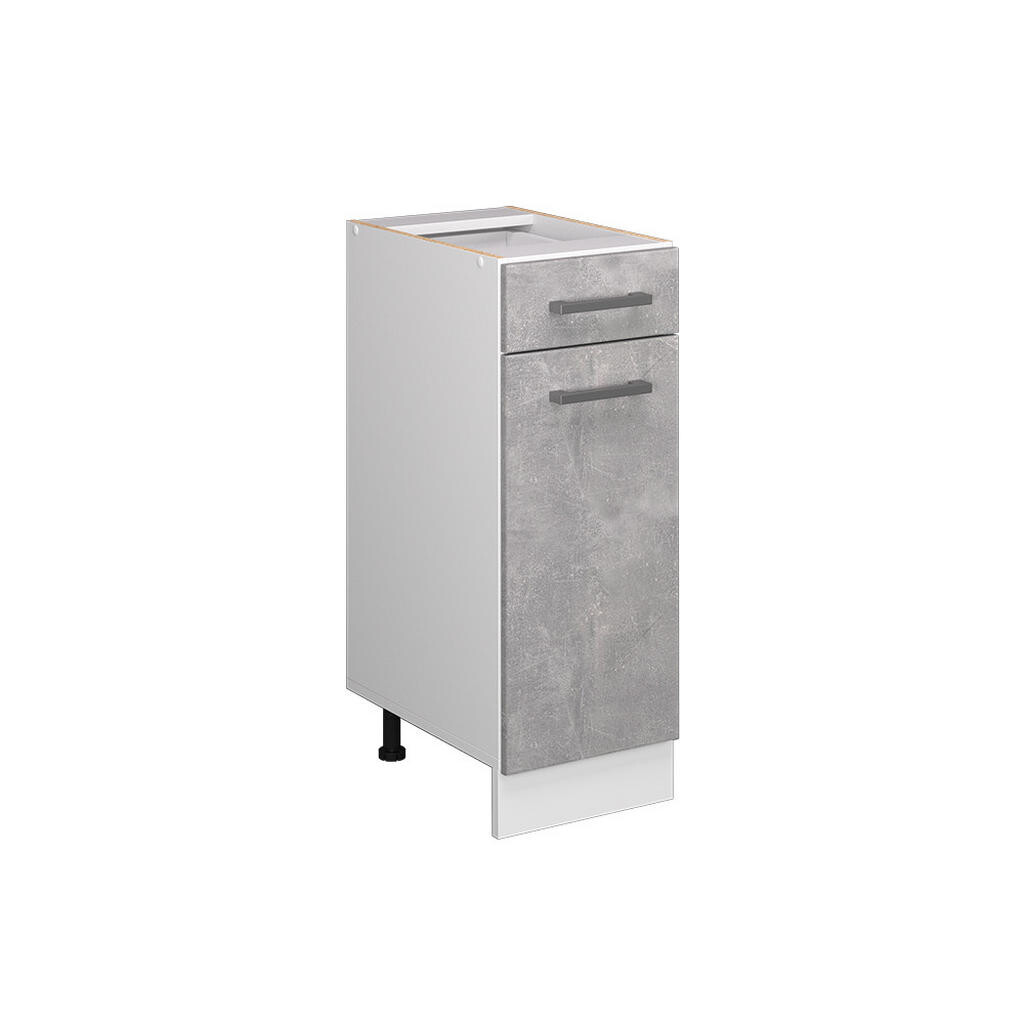 Vicco UNIVERZÁLNÍ ZÁKLADNÍ JEDNOTKA R-Line Beton 30 cm se zásuvkou, bez pracovní desky