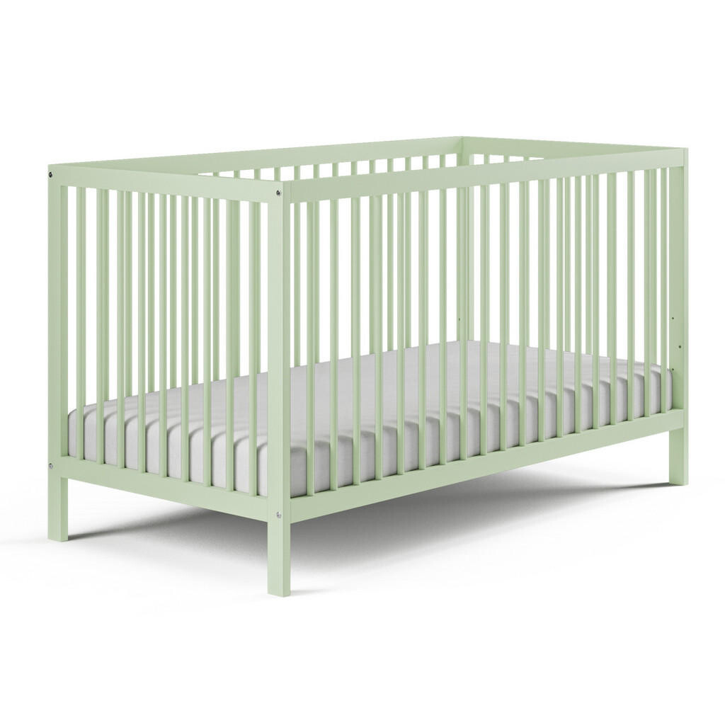 Kids Collective DĚTSKÁ POSTÝLKA s matrací 70x140 cm v zelené barvě