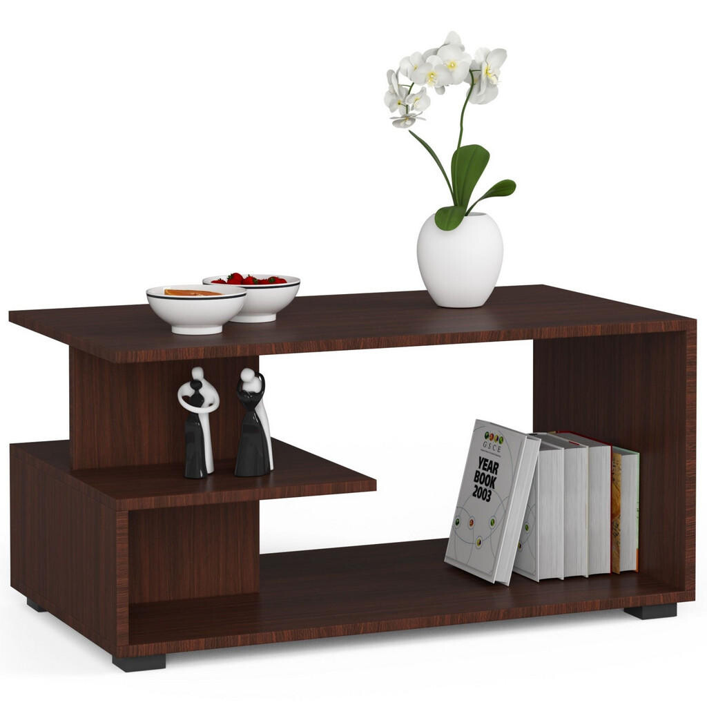 RAUMHIRSCH FURNITURE KONZOLOVÝ STOLEK Tmavě hnědý 45/90/51