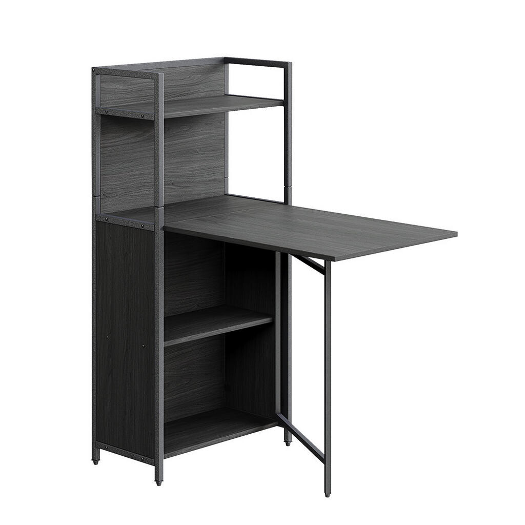 Vicco PSACÍ STŮL Savio, Černá, 30-100 x 57 cm se sklopnou deskou stolu