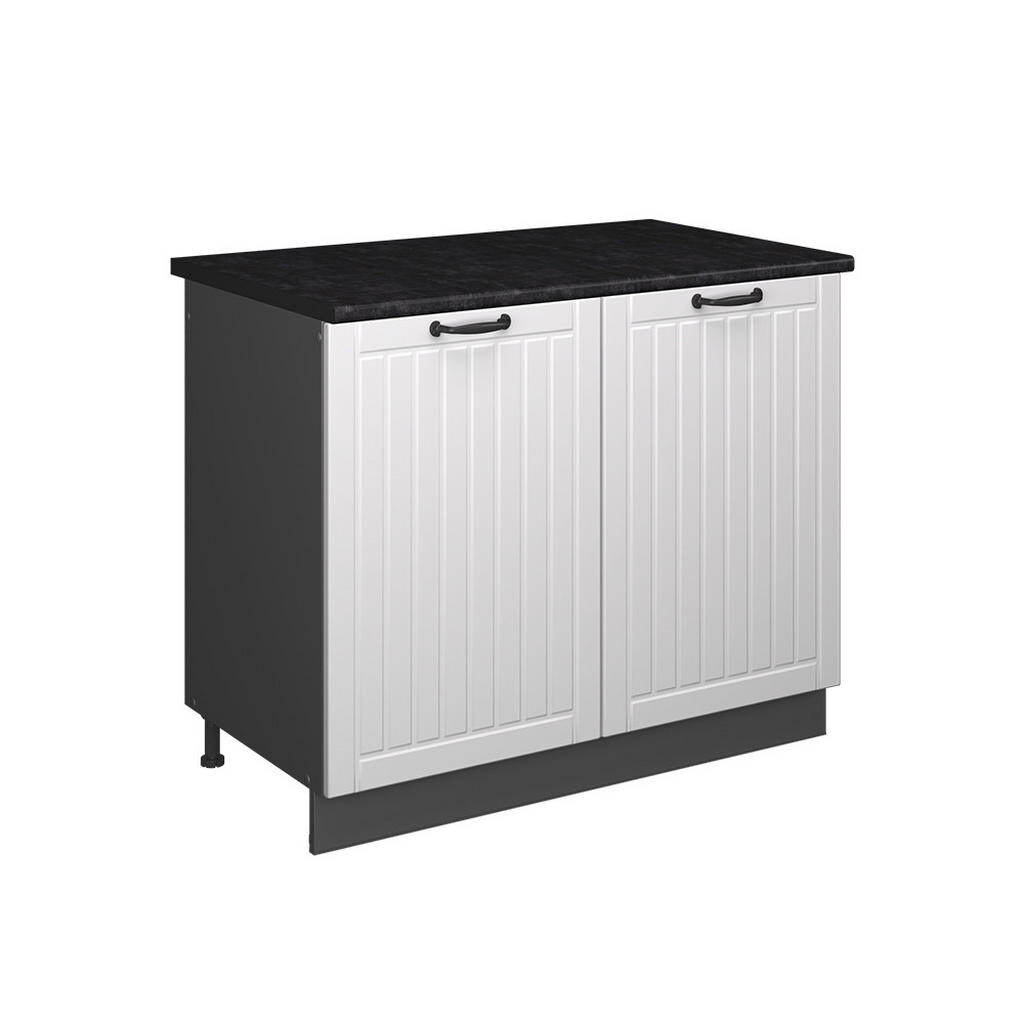 Vicco SKŘÍŇKA POD DŘEZ Fame-Line, Bílý venkovský dům/Antracit, 100 cm, PD Antracit