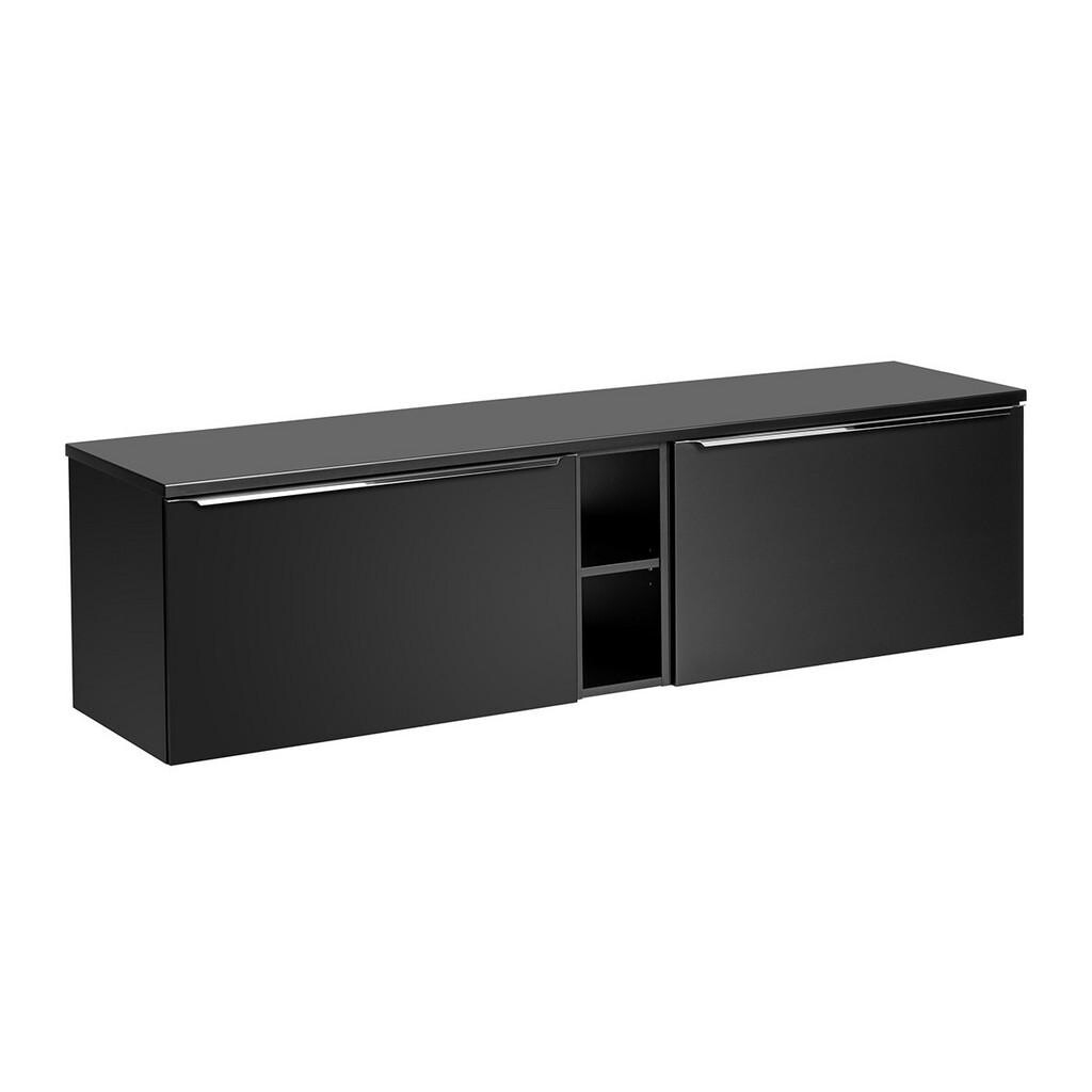 Petits-meubles SKŘÍŇKA POD UMYVADLO 180cm Éros Černá