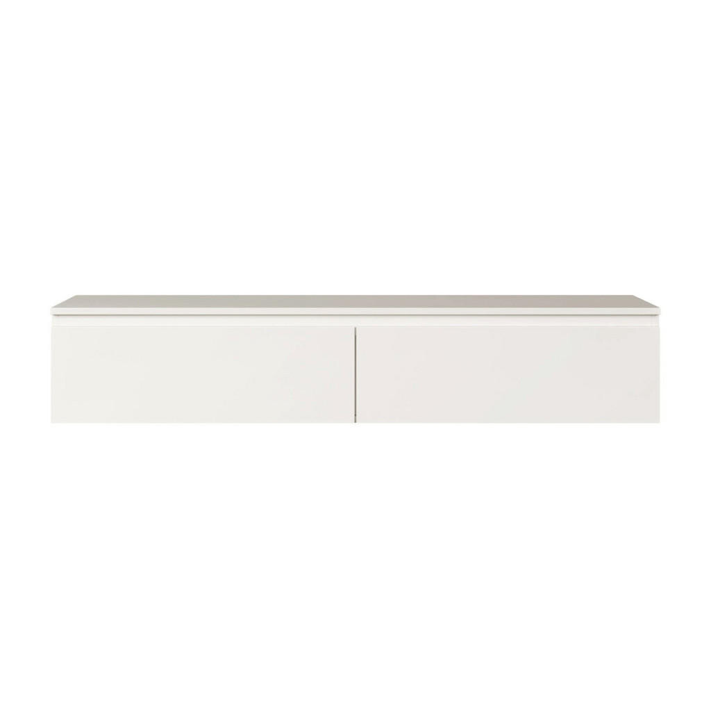 Selsey TV stolek Bemmi bílý 150/28/32 cm