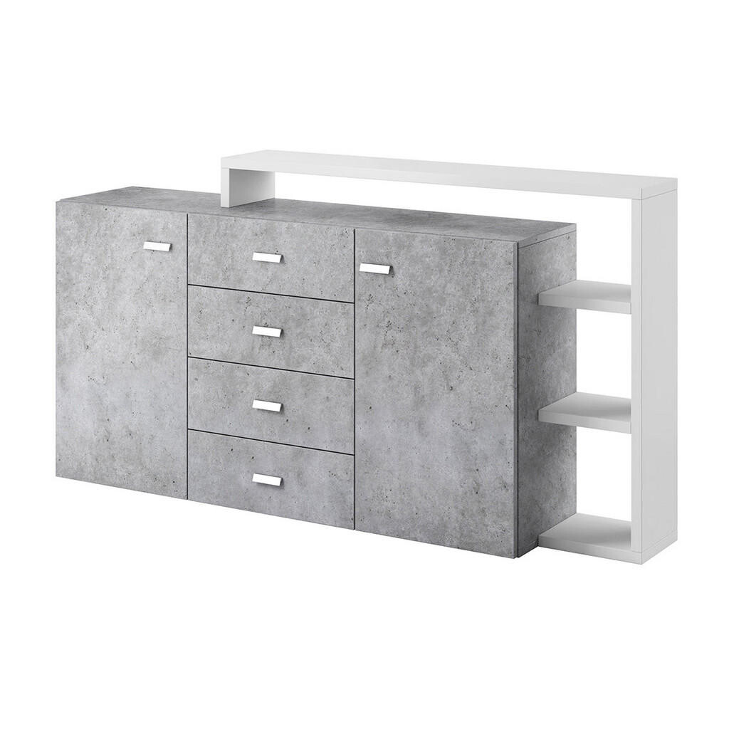Petits-meubles SIDEBOARD Ilyes Bílá a betonová