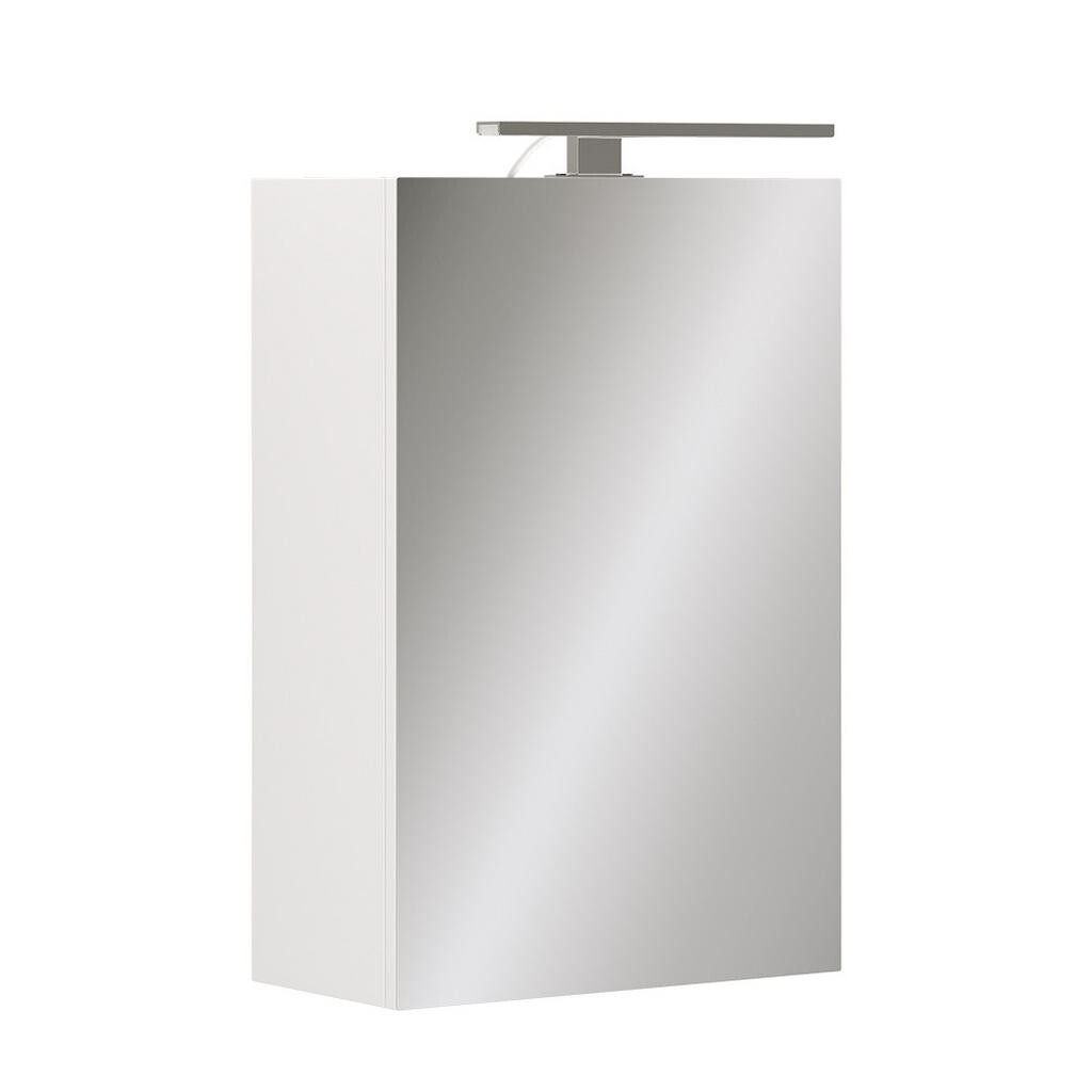 Vicco KOUPELNOVÁ SKŘÍŇKA SE ZRCADLEM Lavio Bílá 40 x 60 cm s osvětlením LED