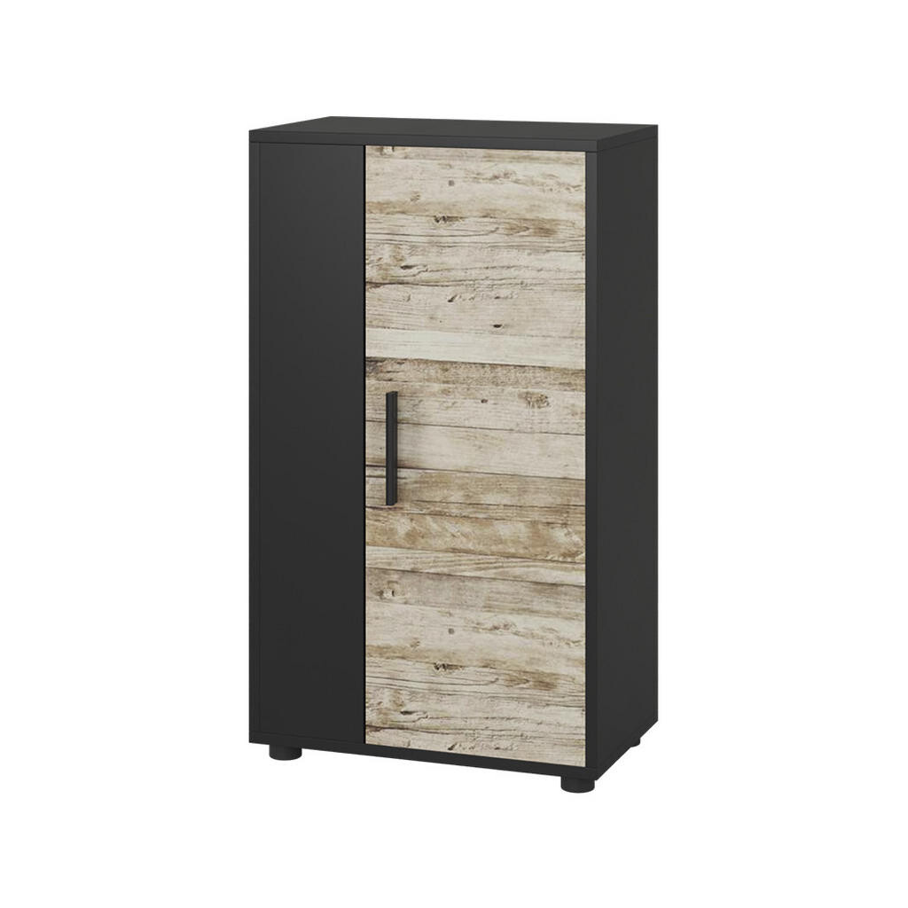 Vicco KOMODA Berno Černý/pískový dub 50.1 x 87.3 cm se 2 přihrádkami