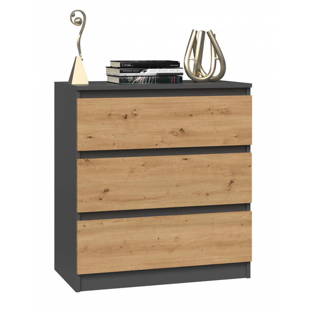 RAUMHIRSCH FURNITURE KOMODA antracitová, Artisan 70/75/40
