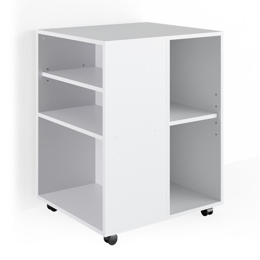 Vicco VOZÍK NA DOKUMENTY NA KOLEČKÁCH Bílá 59.4 x 52.6 cm