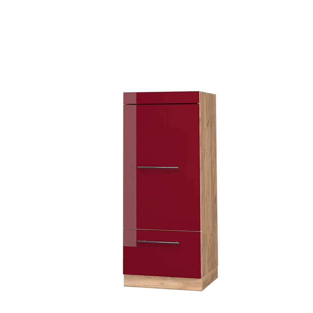 Vicco VYSOKÁ SKŘÍŇ Fame-Line, Bordó červená vysoký lesk/Zlatý mocný dub, 60 cm